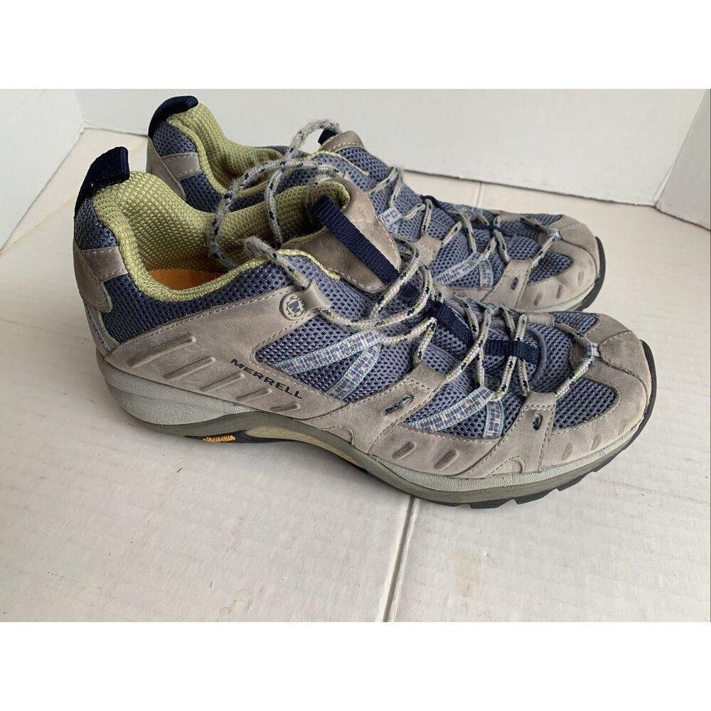merrell womens shoes 6.5‎ hiking trail walking siren sport Grey Periwinkle